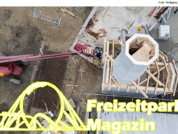 Aufbau des Themenbereichs „Sonnenbucht“ in FANTASIA (Dezember 2024)